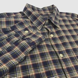 Abercrombie Fitch Button Shirt Mens‎ MEDIUM Plaid Long Sleeve Preppy Casual Y2K